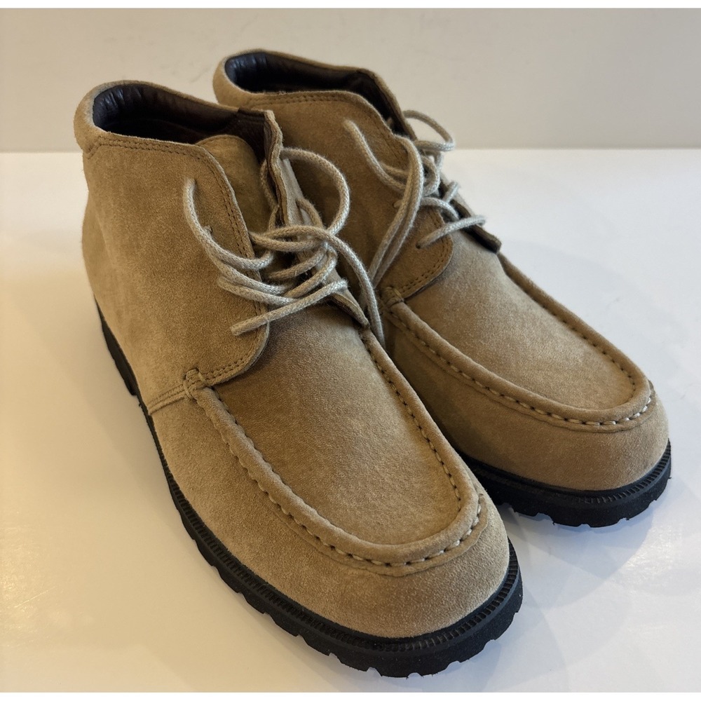 L.L.BEAN Leather Suede BOOTS OHN5904 Shoes Womens 8.5 M TAN